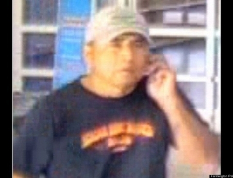 Hình ảnh của nghi phạm được camera giám sát ghi lại.
