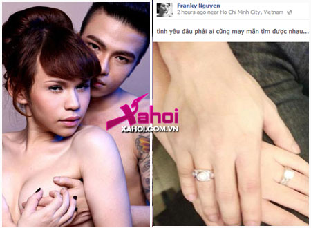Franky Nguyễn khoe nhẫn đính hôn cùng bạn trai?