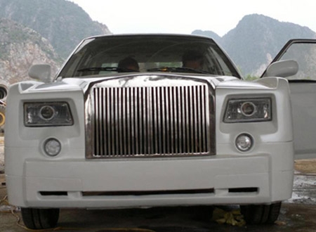 Chiếc Rolls-Royce Phantom tự chế tại Tĩnh Gia, Thanh Hóa