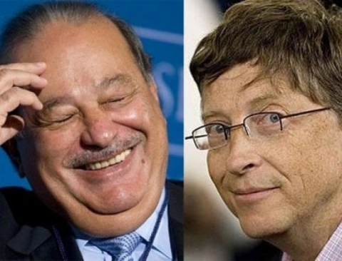 Bill Gates sắp soán ngôi giàu nhất của Carlos Slim