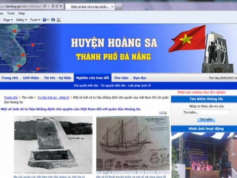 Trang thông tin điện tử Hoàng Sa