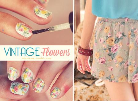 Mẫu nail vintage hứa hẹn sẽ 