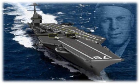 Đồ họa siêu tàu sân bay USS Gerald R. Ford (CVN 78) khi đi vào hoạt động - Ảnh: US Navy