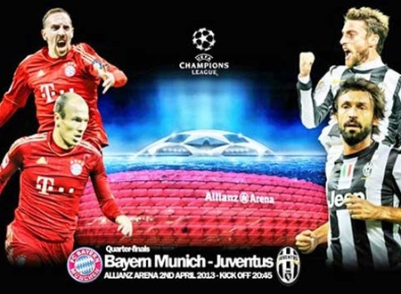 Bayern vs Juve đã cùng nhau 10 lần về nhì tại Champions League