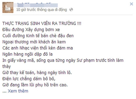 Bài thơ lục bát độc đáo khiến dân mạng “sục sôi”