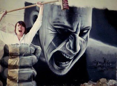  Tranh 3D chân thực.