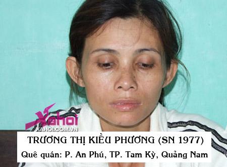Nữ sát thủ Trương Thị Kiều Phương tại cơ quan điều tra