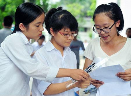 Thí sinh dự thi đại học, cao đẳng năm 2012