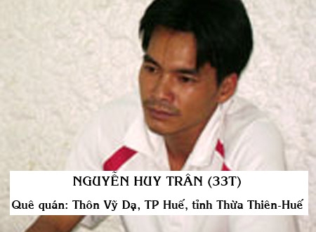 Hung thủ Nguyễn Huy Trân