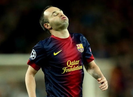 Iniesta thất vọng trước thất bại của đội nhà