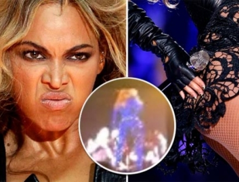 Hình ảnh Beyonce bị sàm sỡ