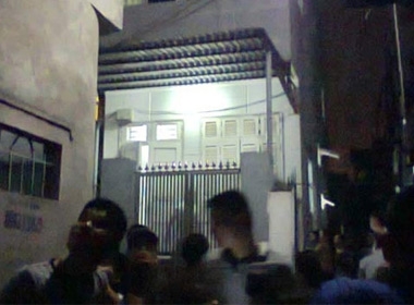 Ngôi nhà riêng của chị Nhung, nơi xảy ra vụ việc