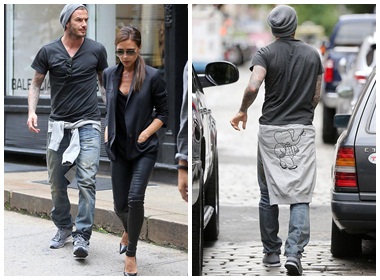 Beckham và vợ đi shopping