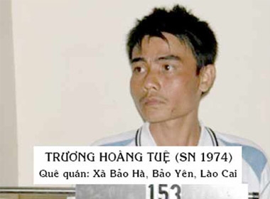 Trong hồ sơ của cơ quan công an, Tuệ là một thành phần bất hảo