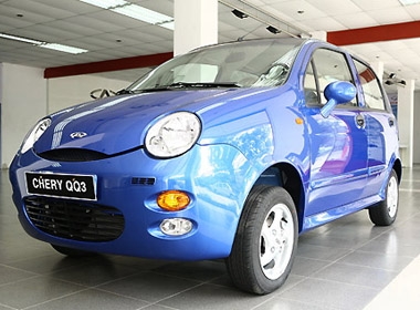 Chery QQ3 đang có dấu hiệu 