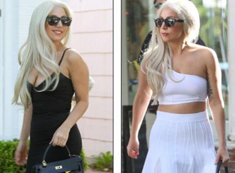 Lady Gaga bất ngờ kín đáo và gợi cảm.