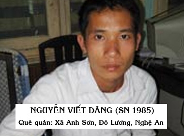 Hung thủ Nguyễn Viết Đăng