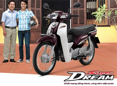 Áp phích quảng cáo Honda Super Dream 2013