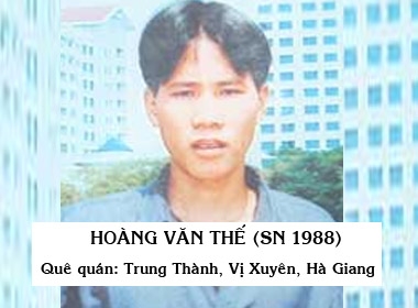 Hung thủ Hoàng Văn Thế