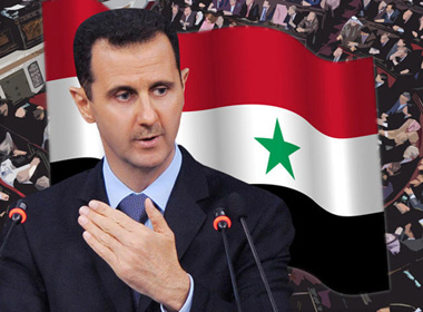 Tổng thống Syria  Bashar al-Assad. 