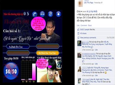 Những fanpage dùng ứng dụng 