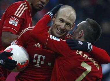 Robbery nổi bật cùng Bayern