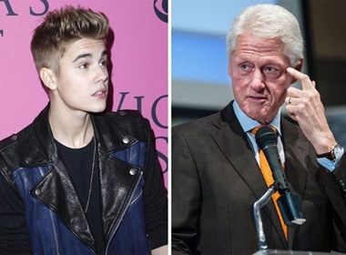 Justin Bieber xin lỗi và đã được Bill Clinton tha thứ.