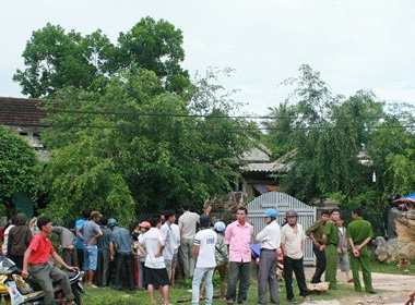 Căn nhà ông Hà, bà Phương, nơi xảy ra vụ nổ bom kinh hoàng