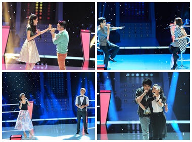 Các cặp thí sinh trong tập 2 vòng Đối đầu The Voice - Giọng hát Việt 2013