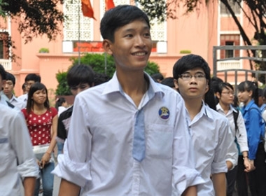 Thí sinh trong kỳ thi đại học 2013