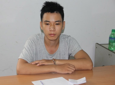 Tên cướp Nguyễn Văn Giỏi tại cơ quan điều tra