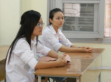 Thí sinh dự thi Đại học năm 2013.