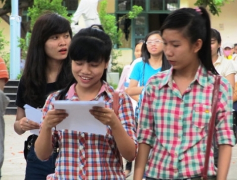 Thí sinh dự thi Đại học 2013