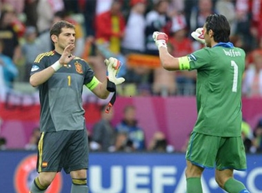 Casillas và Buffon là 2 trong số những thủ môn hay nhất thế giới