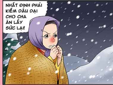 Cô gái hiếu thảo.