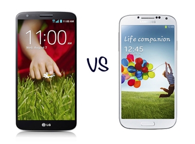 LG G2 và Galaxy S4 ngang sức ngang tài