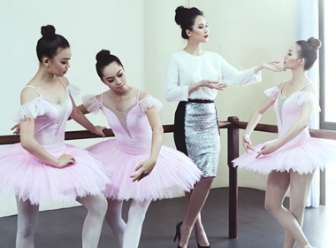 Thái Hà vào vai cô giáo dạy múa ballet