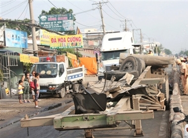 Hiện trường vụ tai nạn