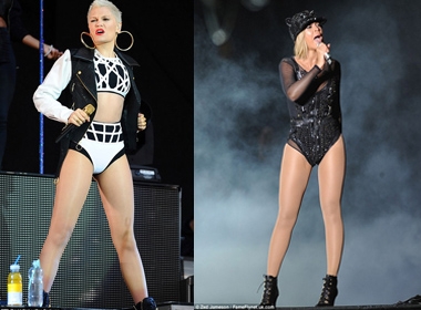 Chiếc quần đen trắng dễ gây hiểu lầm của Jessie J