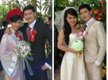 Nhân vật của Huy Khánh có vẻ cũng rất đào hoa khi một ngày cưới tới 2 vợ
