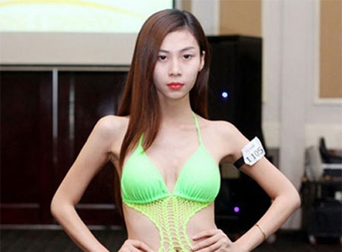 Thí sinh chuyển giới Lan Phương lọt vào vòng phỏng vấn tại Vietnam’s Next Top Model năm nay - Ảnh: Ban tổ chức cung cấp