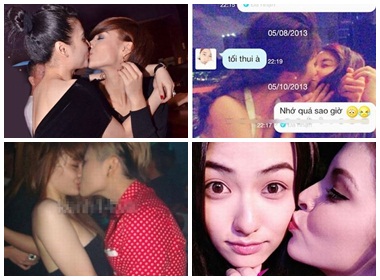 Những nụ hôn với bạn đồng giới của mỹ nhân tuổi teen Việt gây xôn xao