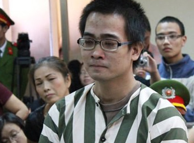 Nguyễn Đức Nghĩa tại phiên tòa phúc thẩm.