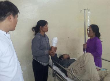 Anh Tuân lúc đang ở Bệnh viện Bà Rịa