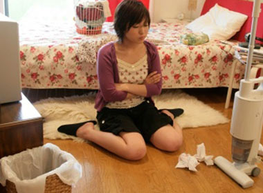  Lý lười chảy thây, ăn ở thì luộm thuộm, bẩn thỉu (Ảnh minh họa).