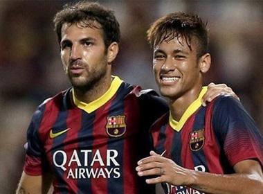 Neymar (phải) là một trong những ngôi sao trẻ sáng giá nhất thế giới