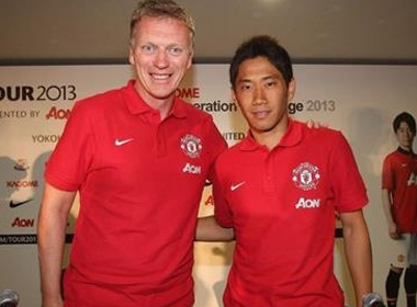 David Moyes và Kagawa