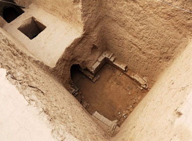Việc phát hiện ra ngôi mộ cùng nhiều văn bia cổ là những cứ liệu quan trọng cho các nhà nghiên cứu về thời đại nhà Đường (Nguồn: Ecns.cn)