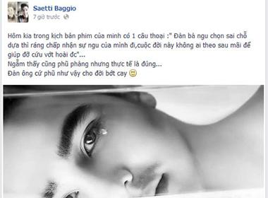Baggio bất ngờ đăng tải status vào thời điểm nhạy cảm