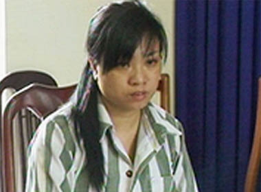 Nguyễn Kiều Linh tại cơ quan công an - Ảnh: CTV